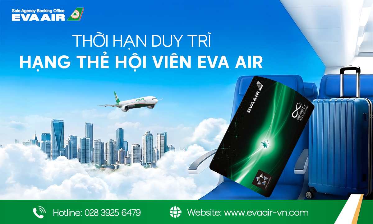 Duy trì hạng thẻ EVA Air: Quy định và bí quyết giữ hạng